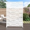 PexFix Outdoor Privacy Screen Galvanized Steel Panel Divider - 3 of 4