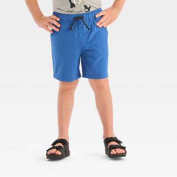 Grayson Mini Toddler Boys' French Terry Checkered Shorts - Gray 12M