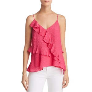 Parker Womens Ruffle Silk Cami Tank Top - 1 of 1