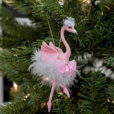 Kurt Adler Resin Ornament Flamingo Ballerina - Thumbnail 4