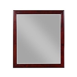 GlasFlength Decorative Wall Mirrors Square Accent Mirror Wall Mirror Polished Mirror Decorative Mirror for Living Room, Brown, 36"*36"*38" - 1 of 4