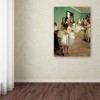 Trademark Fine Art -Edgar Degas 'Dance Examination 1873-74' Canvas Art - 3 of 4