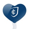 Ithaca College Primary Logo Heart Love Cupcake Picks Toppers Decoration Set of 6 - 2 of 4