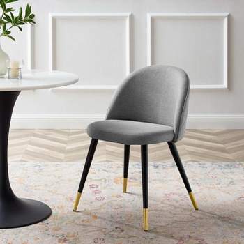 Modway Cordial Upholstered Fabric Dining Chairs - Set of 2