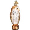Old World Christmas Glass Blown Hanging Ornament, Barn Owl (With OWC Gift Box) - 3 of 4