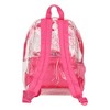 Packed Party Pink Party Clear Backpack; Women's Fashion Shoulder Book Bag; Confetti Backpack for Ladies for Work, Travel and More (Pink Party - 4 of 4