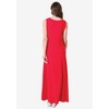 Roaman's Women's Plus Size A-Line Maxi Dress - 3 of 4
