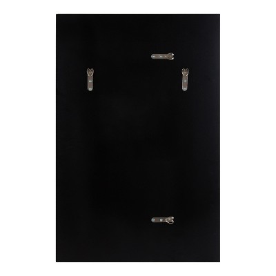 Gold Leaf Rectangular Wood Framed Vanity Mirror, 24 x 36