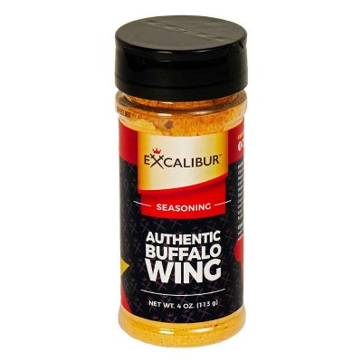 Excalibur Seasoning Authentic Buffalo Wing Blend Seasoning - 4oz Shaker Bottle