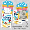 Big Dot of Happiness Thank You Teachers - Teacher Appreciation Money and Gift Card Sleeves - Nifty Gifty Card Holders - Set of 8 - 3 of 4