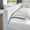 Sapphtopaz Twin Size Daybed with Corduroy Upholstered Sofa Bed with Pull-Out Bed and Wood Slats Support Beds for Apartment, Bedroom - 3 of 4