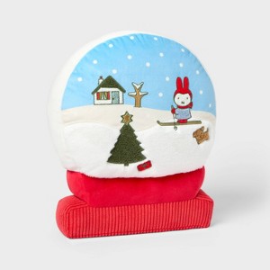 Holiday Miffy Snow Globe Decorative Pillow - Miffy by Pillowfort™ : Target