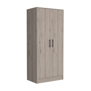 NicBex 71.10"H Armoire Wardrobe Closet Storage Cabinet with 2 Doors & Shelves & Inner Drawer for Bedroom - 1 of 4