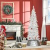 Resenkos 6 foot white Christmas tree with bracket - 2 of 4