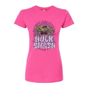 Women's - Marvel - Hulk Smash Fitted Graphic T-Shirt - 1 of 3