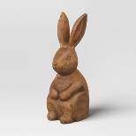Wood Standing Easter Bunny Figurine - Threshold™