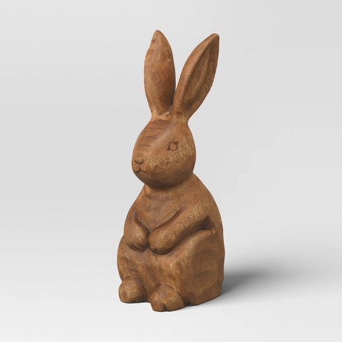 Wood Standing Easter Bunny Figurine - Threshold™ - image 1 of 3