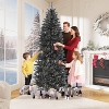 Acekool 4.5FT Pencil Tree, Slim Artificial Tree with Realistic Branch Tips, Sturdy Metal Stand, Prelit, Holiday Decor for Home or Office - 3 of 4