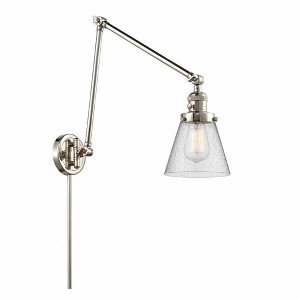 Cone - 1 Light Swing Arm Wall Sconce In Industrial Style-30 Inches Tall and 8 Inches Wide - 1 of 1