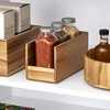 iDesign Acacia Wood Open-Front Pantry Bin for Kitchen Organization - Set of 2 - Natural - 4 of 4