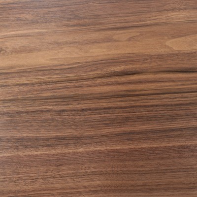 Mid-Century Modern Square Walnut Dining Table with Bentwood Legs