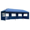 Whisen 10 x 30 Pop Up Canopy with Sidewalls, Outdoor Wedding Party Tent with Wheeled Bag - 3 of 4