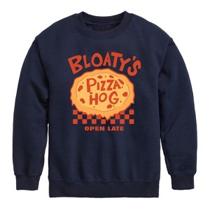 Boys' - Invader Zim - Bloatys Pizza Hog Graphic Long Sleeve Fleece Sweatshirt - 1 of 4