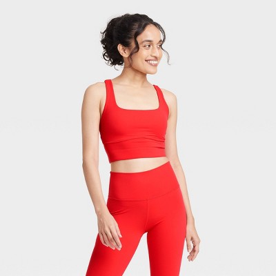 Women's Square Neck Cropped Support Tank Top - JoyLab™