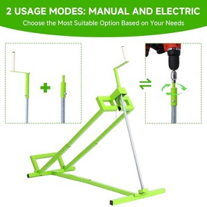 Zevemomo Lawn Mower Lift Jack, Foldable Lift for Riding Lawn Mowers, Mower Jack with Manual and Electric Dual Handles, 900Lbs Weight Capacity - 1 of 4