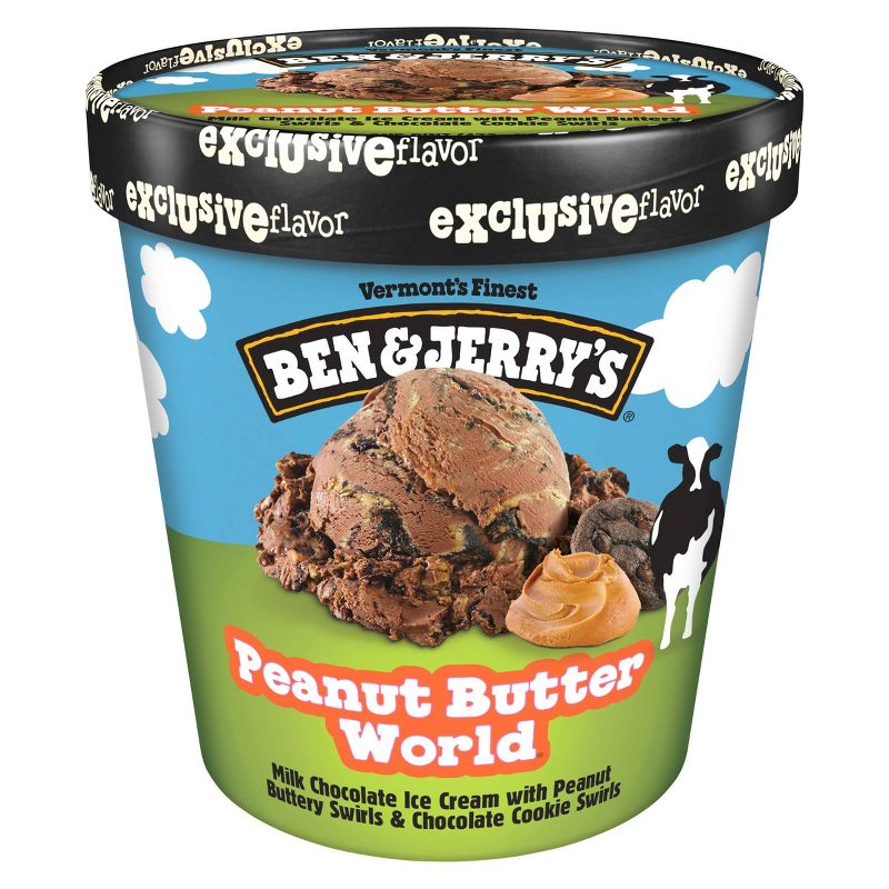 Ben &#38; Jerry&#39;s Peanut Butter World Chocolate Ice Cream - 16oz, 1 of 14