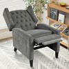 Lyngins Modern Adjustable Recliner Chair with Wing Back & Foldable Table & Footrest,Accent Chair for Living Room,Bedroom - 2 of 4