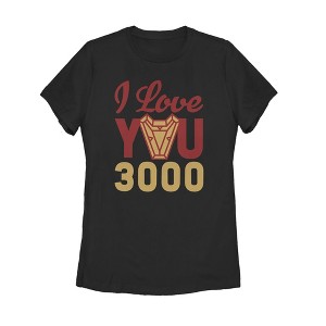 Women's Marvel Iron Man Arc Heart 3000 T-Shirt - 1 of 3