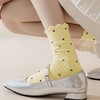 Anna-Kaci 6pk Women's Polka Dot Ankle Socks with Ruffled Cuffs - 3 of 4