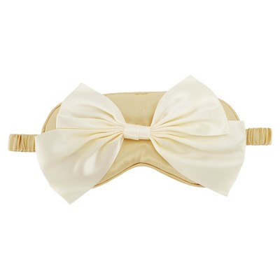 Unique Bargains Breathable Elastic Bow Sleep Mask 1 Pc