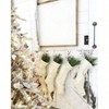 4 Pack Stockings 18 Inches Large Knitted Holiday Gifts Family Decorations Ivory White - 4 of 4