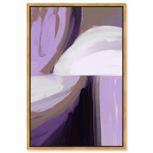 Art Remedy Fashion Fest Amethyst and Earth Combo Retro Abstract Wall Art Framed - 1 of 4