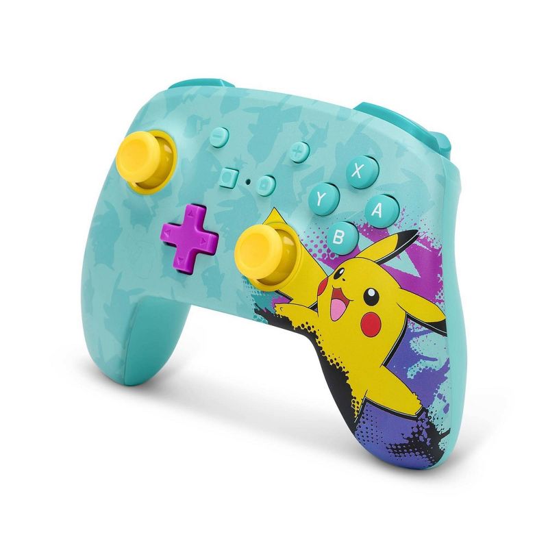 PowerA Enhanced Wireless Controller for Nintendo Switch - Pikachu Paint, 4 of 14