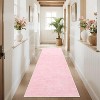 Coucheta Non-Slip Runner Rug,Machine Washable Low Pile Area Rug with Non-Shedding, for Hallway Kitchen Bathroom,Multi-Color & Size - 2 of 4