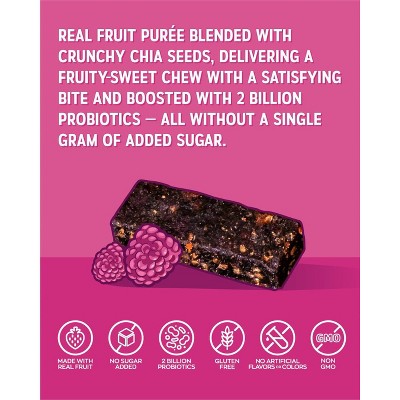 Nature's Garden Snacks Probiotic FruiChia Raspberry Fruit Snacks - 5.6oz/8ct