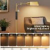 GTCLIGHTING Floor Lamp with 350° Swing Arm, 3 Color Temperature Height Adjustable Standing Lamp Metal Shade for Living Room Bedroom (Gold) - 3 of 4