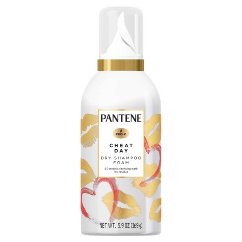 Pantene Sulfate Free Cheat Day Dry Shampoo Foam W Vanilla Jasmine 5 9oz Target