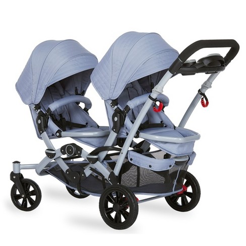 Target double cheap strollers in store