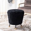 Oriana Ottoman - FOX6261 - Black - Safavieh Couture - 2 of 4