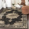 Hauteloom Lostwithiel Black Medallion Rug - 2 of 4