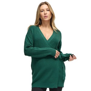 Ingrid + Isabel Crossover Tie Cardigan Sweater - 1 of 4