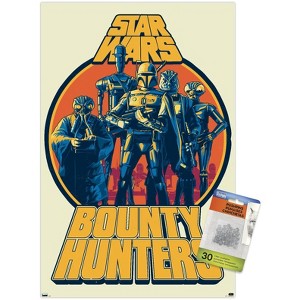 Trends International Star Wars: Bubble Gum Pop - Bounty Hunters Unframed Wall Poster Prints - 1 of 4