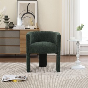 NicBex Modern Desk Chair, Modern Accent Chair with Metal Legs  Armchair for Home Office & Small Spaces - 1 of 4