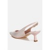Vernaos Pointed Toe Rhinestone Slingbacks - 3 of 4