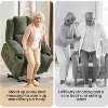 Oversized Electric Recliner with Stand Assist, Power Lift Recliner Chair for Elderly with Massage & Heating, 350 lbs Capacity, Blue/Gray/Brown - 4 of 4
