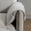 APRILSOUL 69.57"Convertible Combination Sofa Sofa U-Shaped Sofa with Footstools with Storage, Beige Sofa - 4 of 4